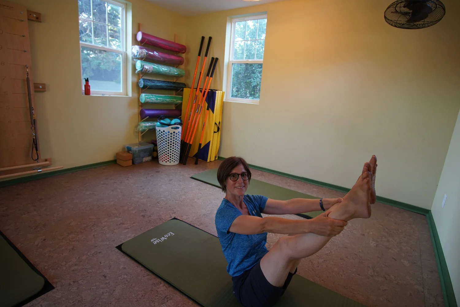 Mat Pilates exercise